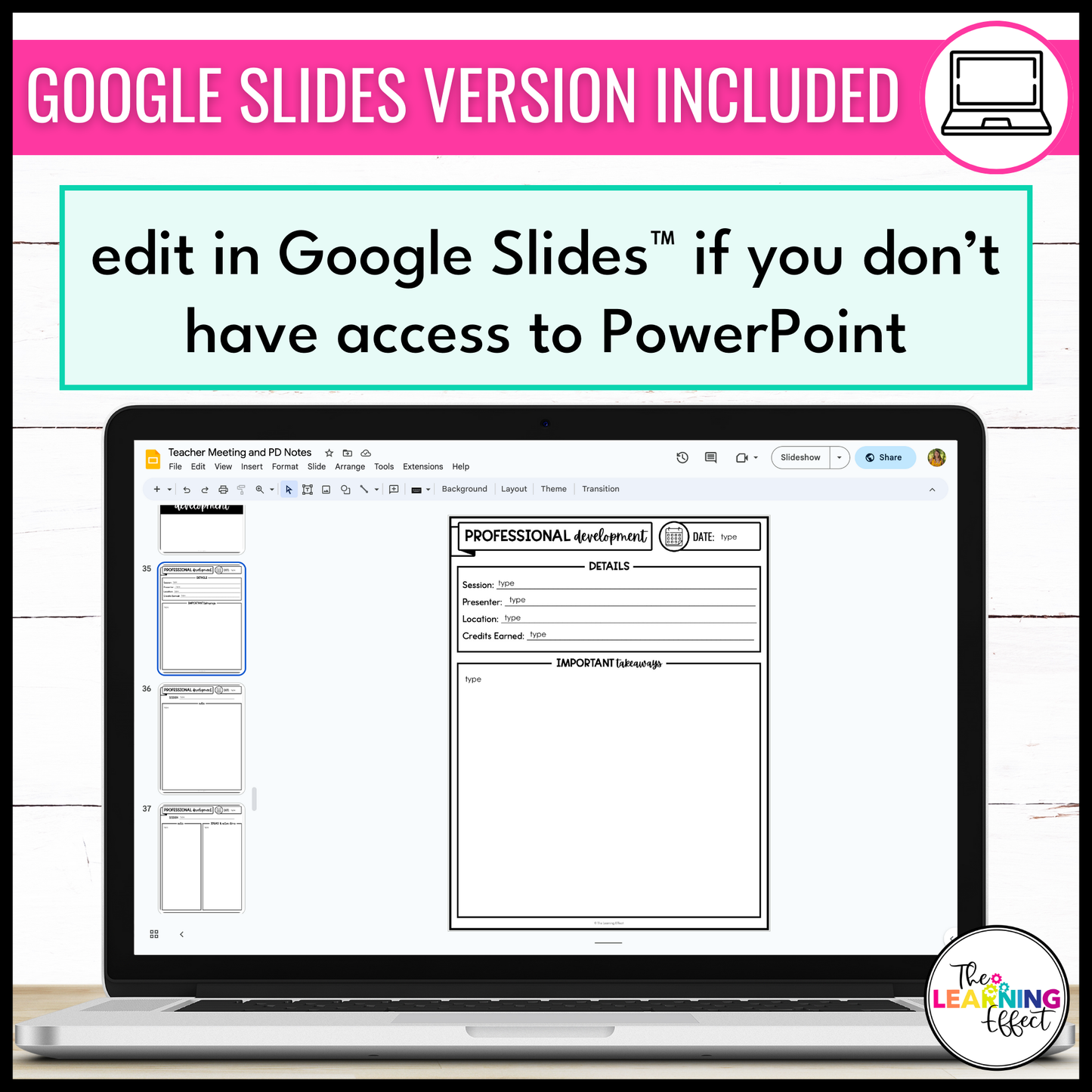 Teacher Meeting Notes | Professional Development Notes | PLC, Staff, Committee, RTI