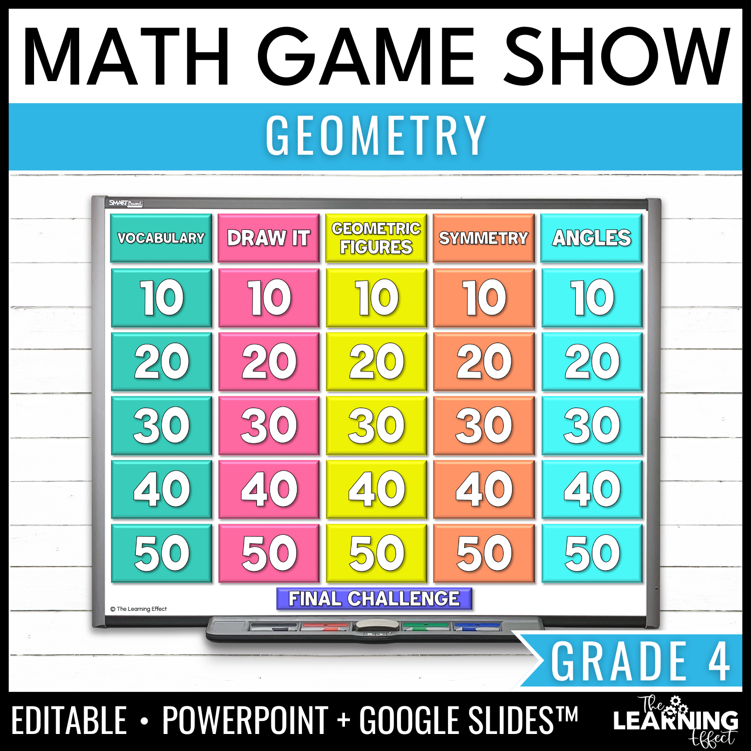 Geometry Game Show | 4th Grade – The Learning Effect