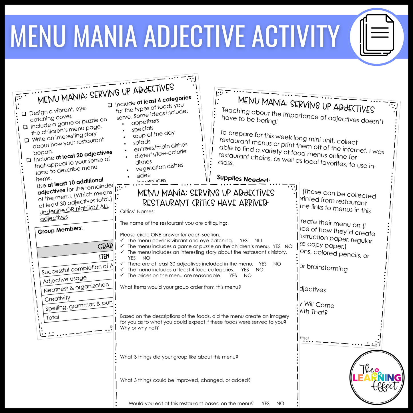 Grammar and Figurative Language Resources BUNDLE | Posters, Game, Activities