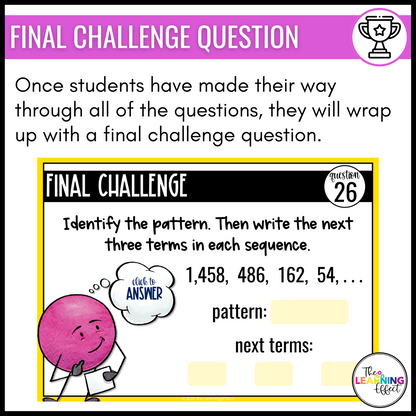 5th Grade Math Spiral Review #2 Google Slides | Digital Task Cards Test Prep Activity