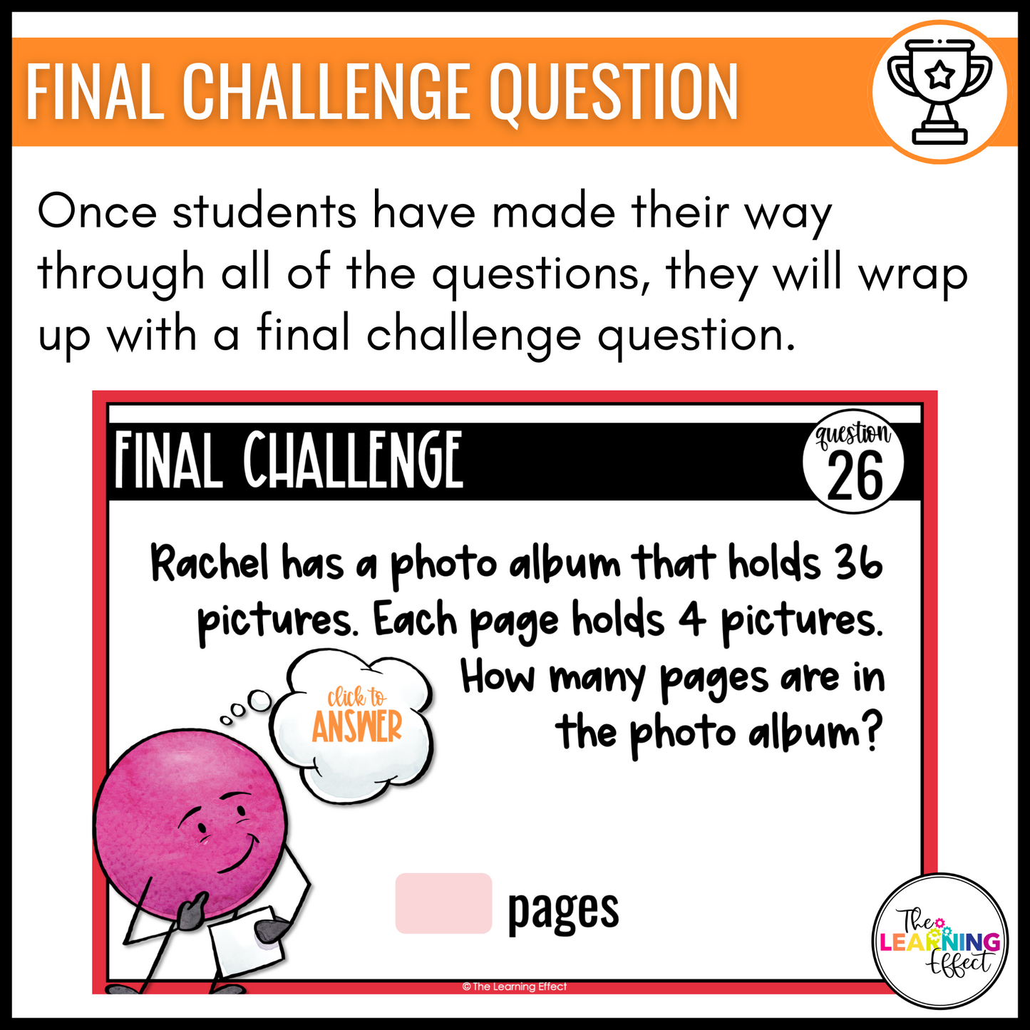 3rd Grade Math Spiral Review #2 Google Slides | Digital Task Cards Test Prep Activity