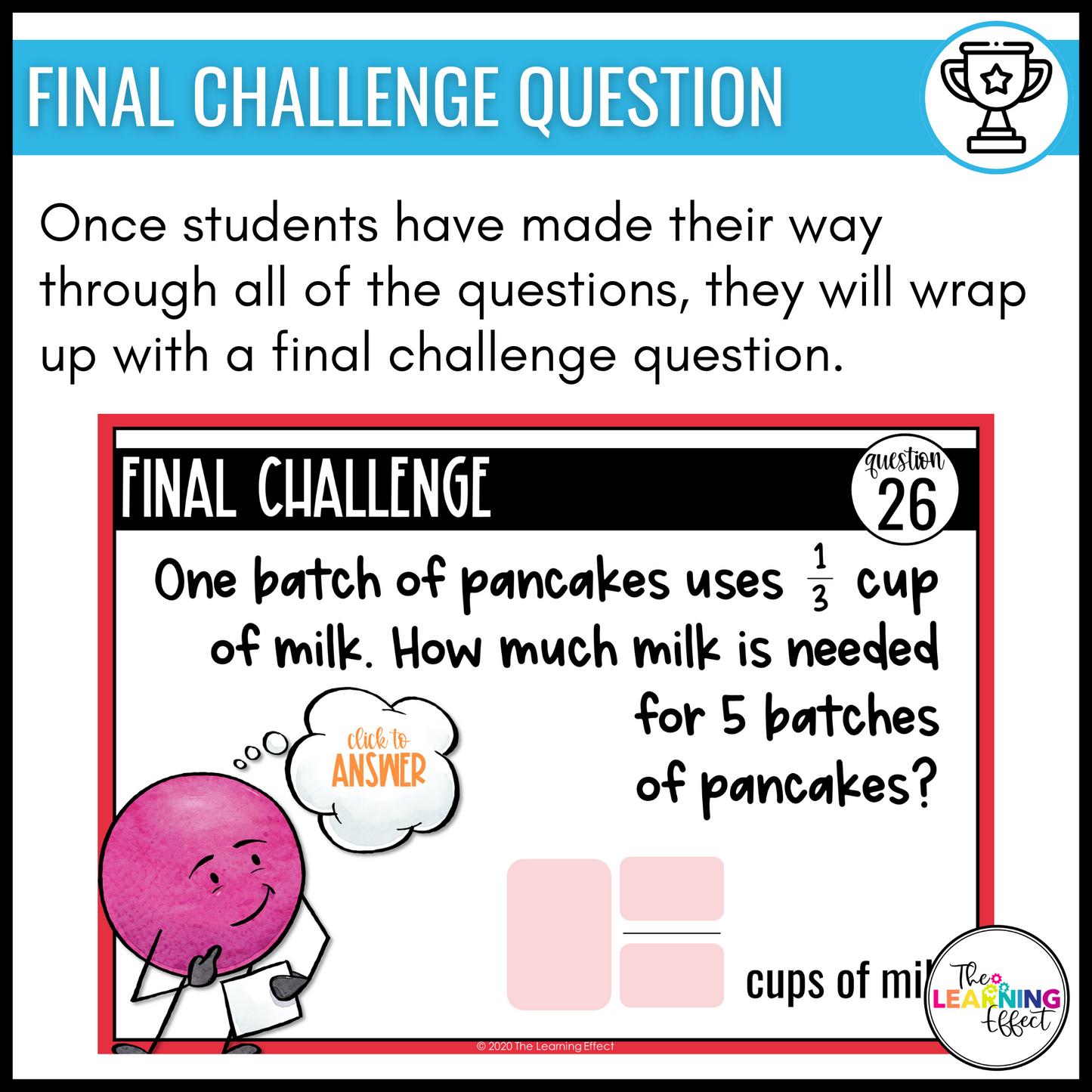 4th Grade Math Spiral Review #2 Google Slides | Digital Task Cards Test Prep Activity