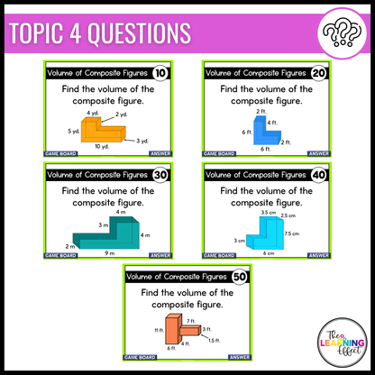 Volume Game Show | 5th Grade Math Review Test Prep Activity