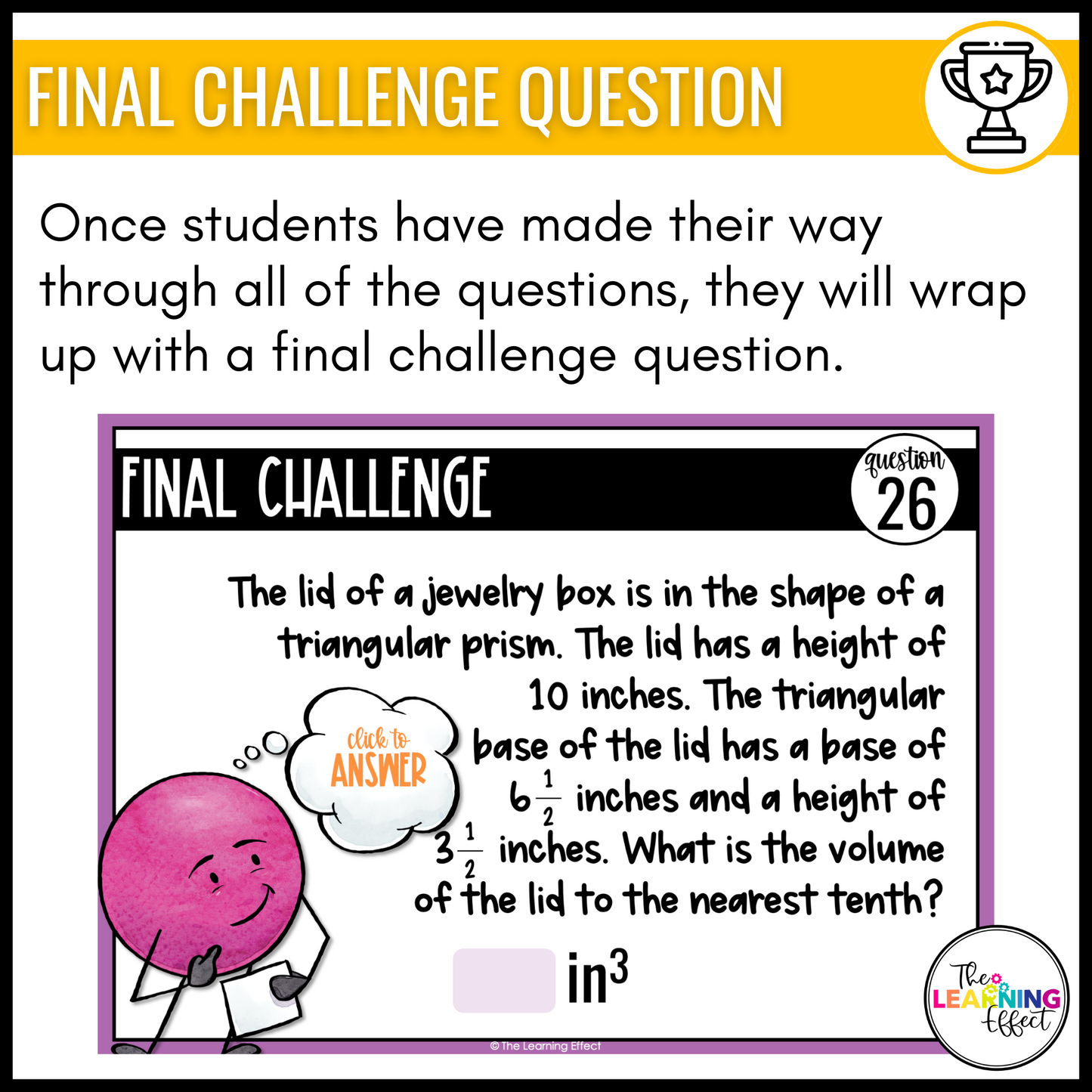 Volume and Surface Area Google Slides | 6th Grade Digital Task Cards Activity