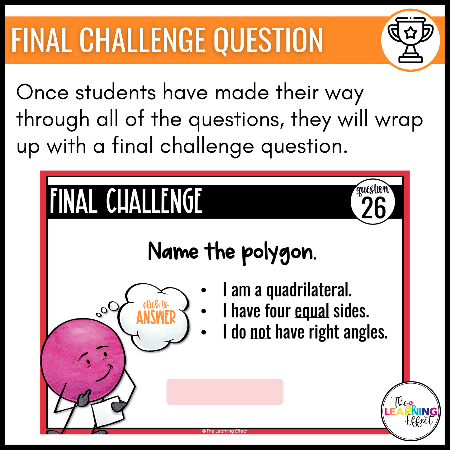 3rd Grade Math Spiral Review #3 Google Slides | Digital Task Cards Test Prep Activity