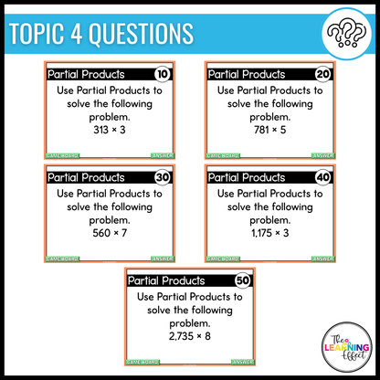 Multiply with One-Digit Numbers Game Show | 4th Grade Multiplication Activity