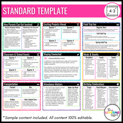 Meet the Teacher, Open House, or Back to School Night Slideshow | Google Slides and PPT