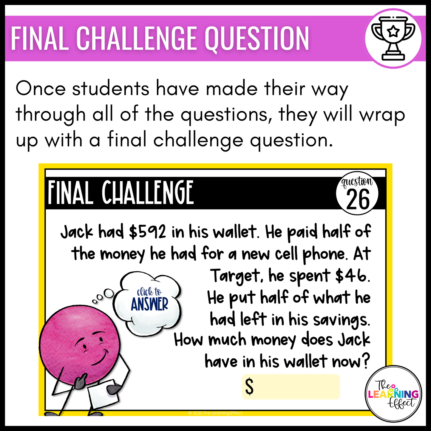 5th Grade Math Spiral Review #1-3 Google Slides BUNDLE | Digital Task Cards Activities