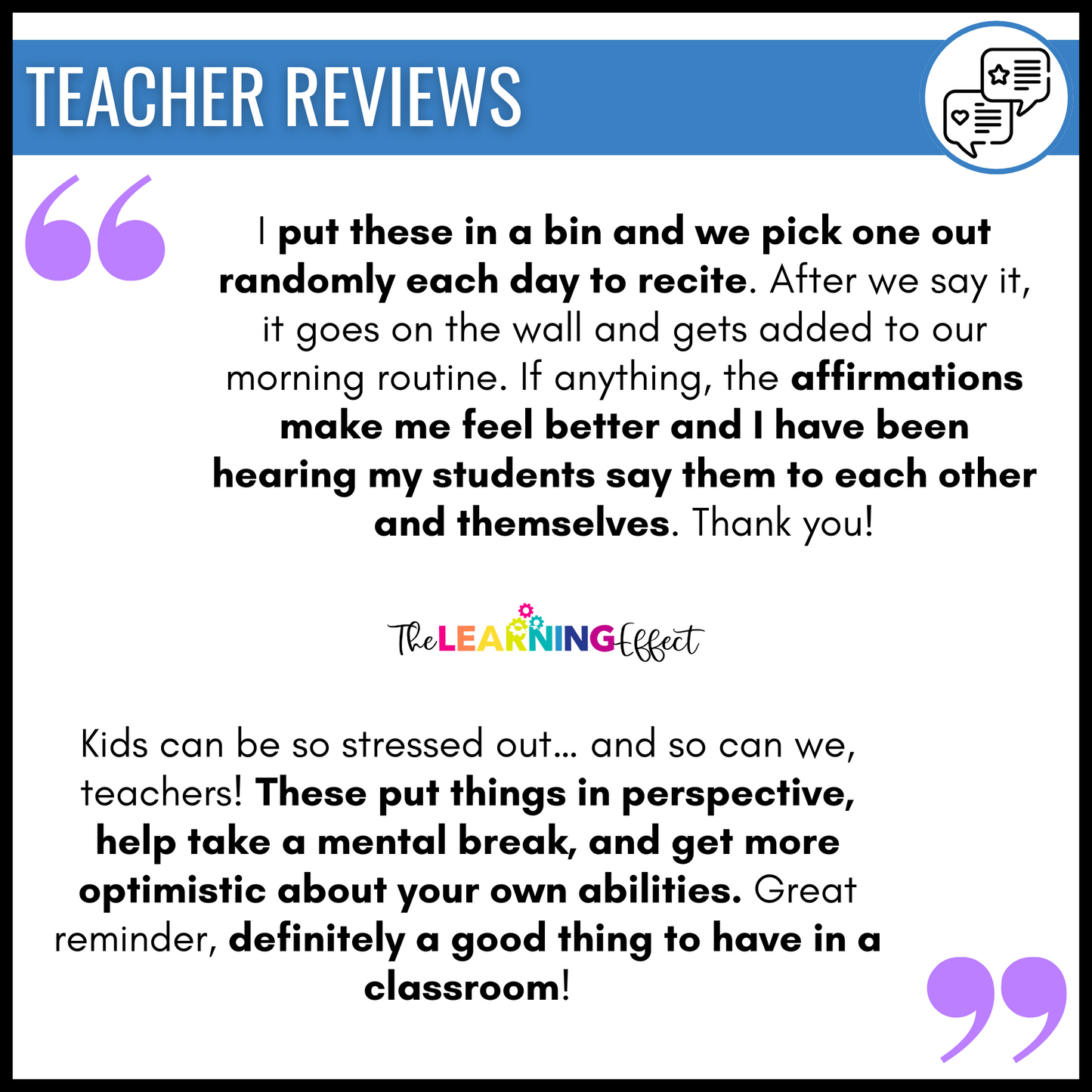 Positive Affirmations Posters | Growth Mindset and Self Talk Bulletin Board