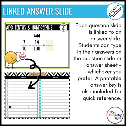 Fractions Google Slides | 4th Grade Math Digital Task Cards Activity