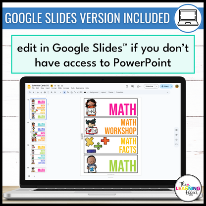 Visual Schedule Cards | Editable Daily Classroom Labels