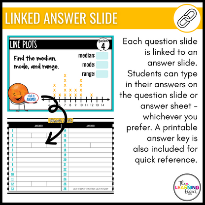 Statistical Displays Google Slides | 6th Grade Math Digital Task Cards Activity