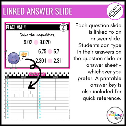 5th Grade Math Spiral Review #1 Google Slides | Digital Task Cards Test Prep Activity