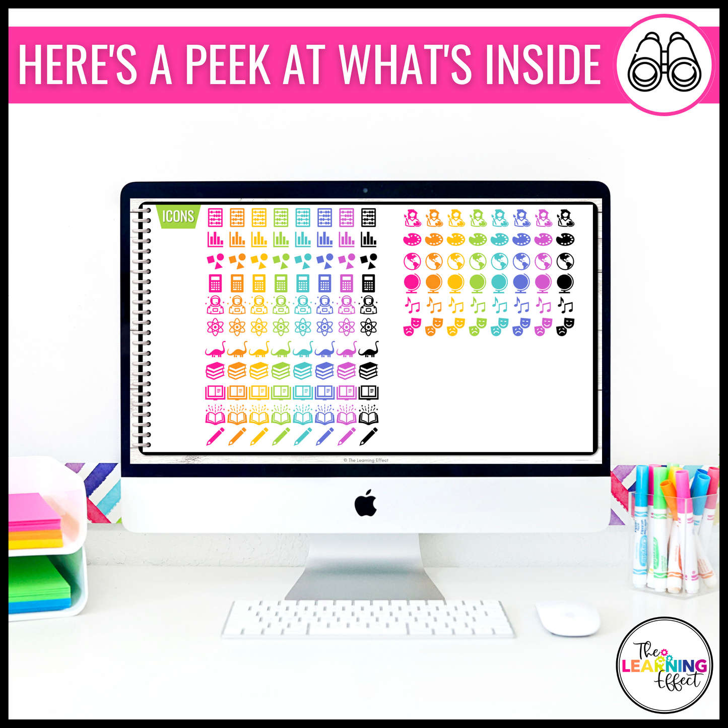 Digital Teacher Planner Stickers for GoodNotes
