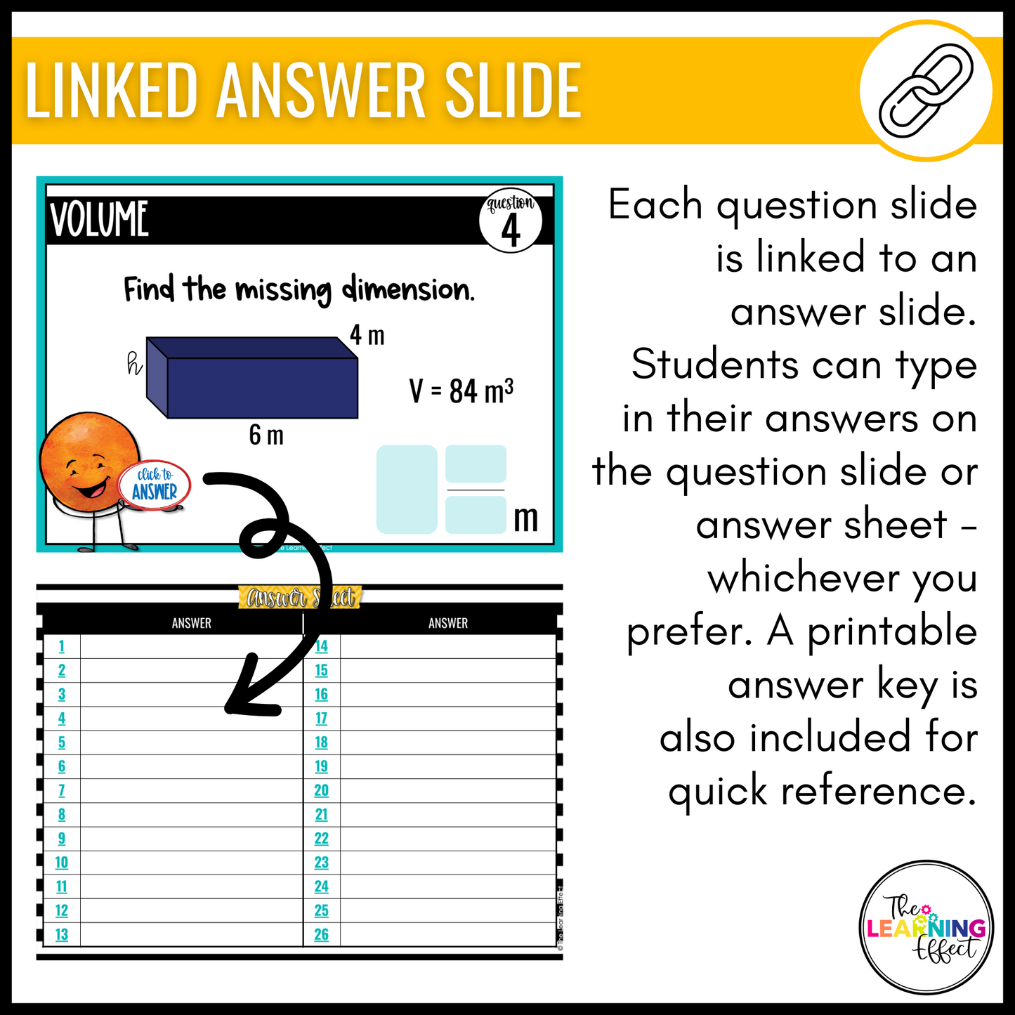Volume and Surface Area Google Slides | 6th Grade Digital Task Cards Activity