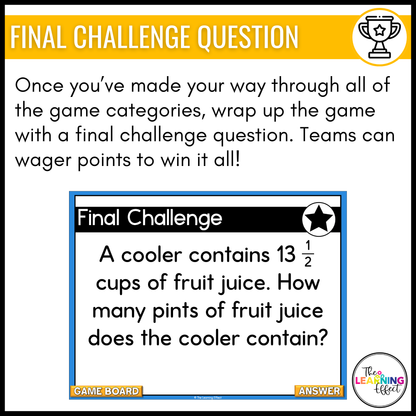 6th Grade Math Fraction, Decimal, and Percent Game Shows BUNDLE | Test Prep Review Activities