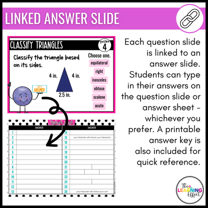 2D Shapes Geometry Google Slides | 5th Grade Digital Task Cards Math Activity