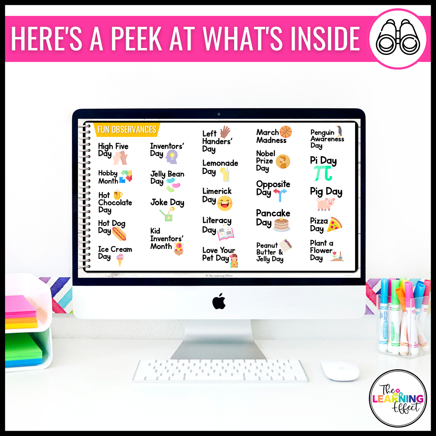 Digital Planner Stickers for Teachers