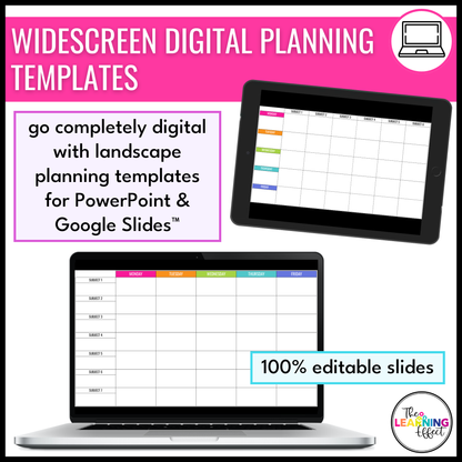 Editable Teacher Lesson Planner Binder 2026 Printable and Digital BUNDLE