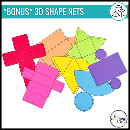 Geometry Posters BUNDLE | 2D and 3D Shapes, Area, Perimeter, and Volume Anchor Charts