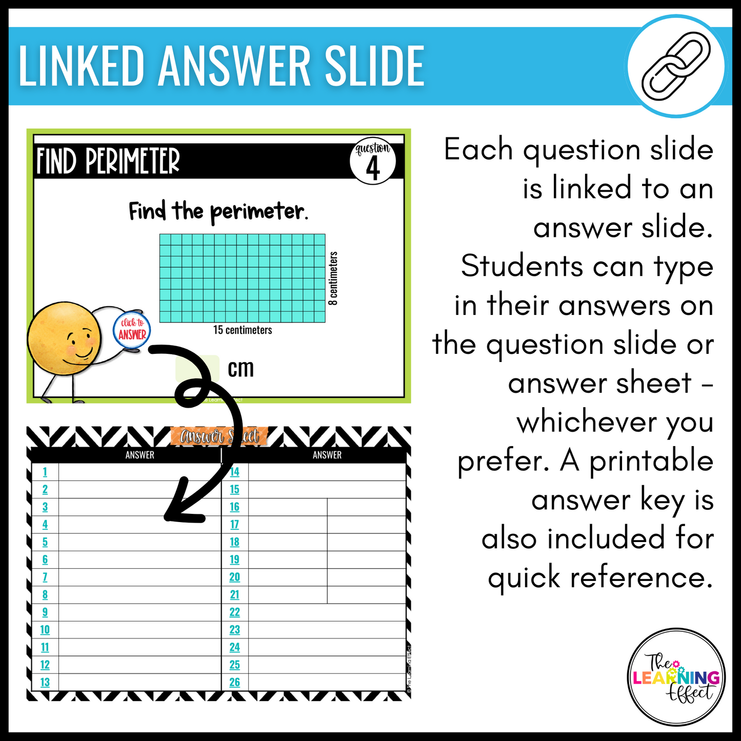 Area and Perimeter Google Slides | 4th Grade Math Digital Task Cards Activity