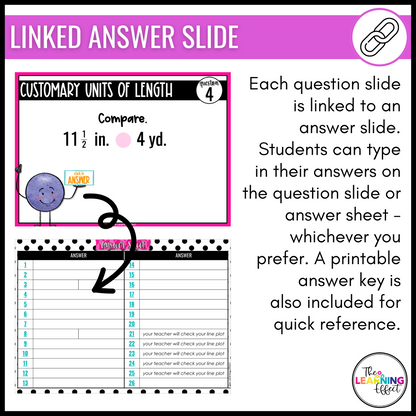 Measurement and Data Google Slides | 5th Grade Digital Task Cards Math Activity