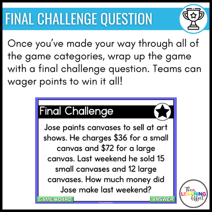 Multiply with Two-Digit Numbers Game Show | 4th Grade Multiplication Activity