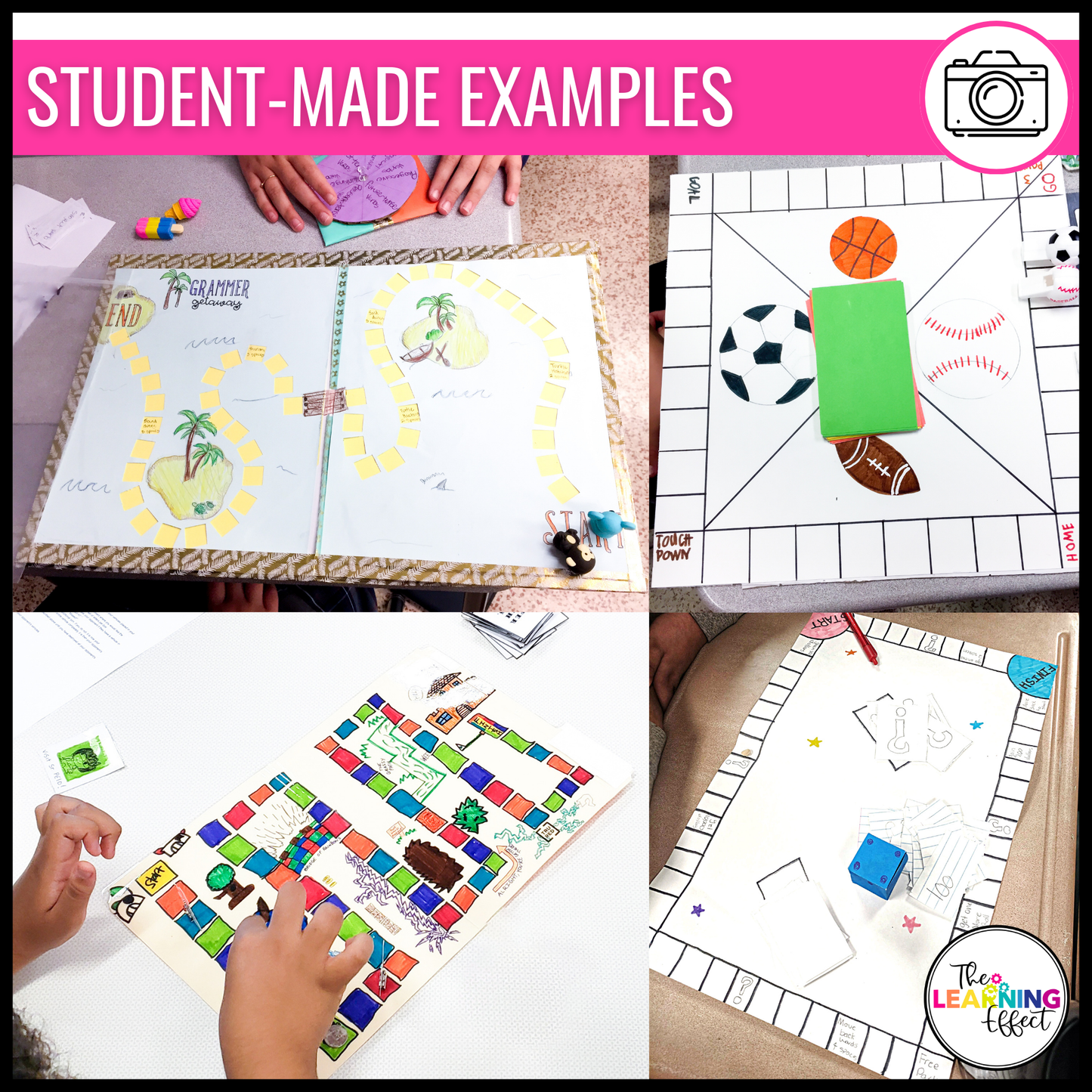 Create Your Own Board Game Project | Fun No Prep Activity | End of the Year