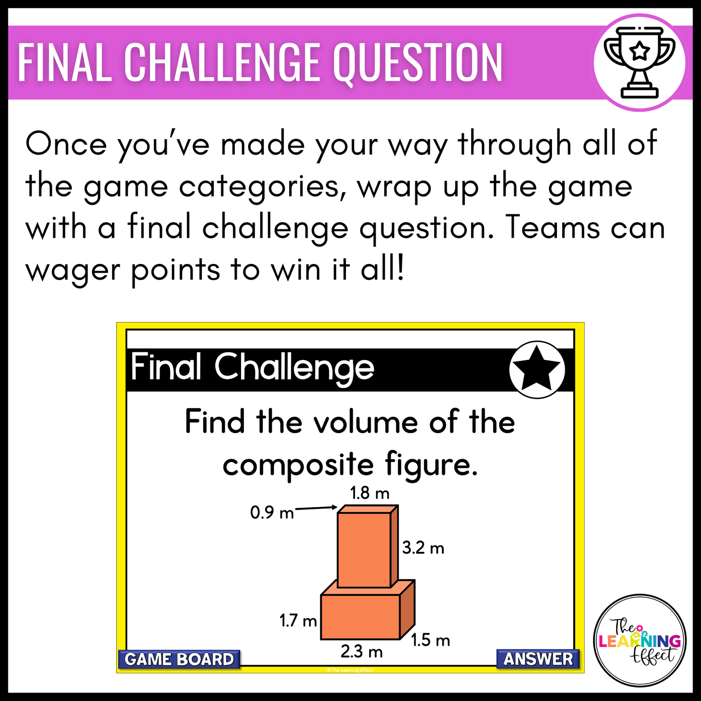 Volume Game Show | 5th Grade Math Review Test Prep Activity