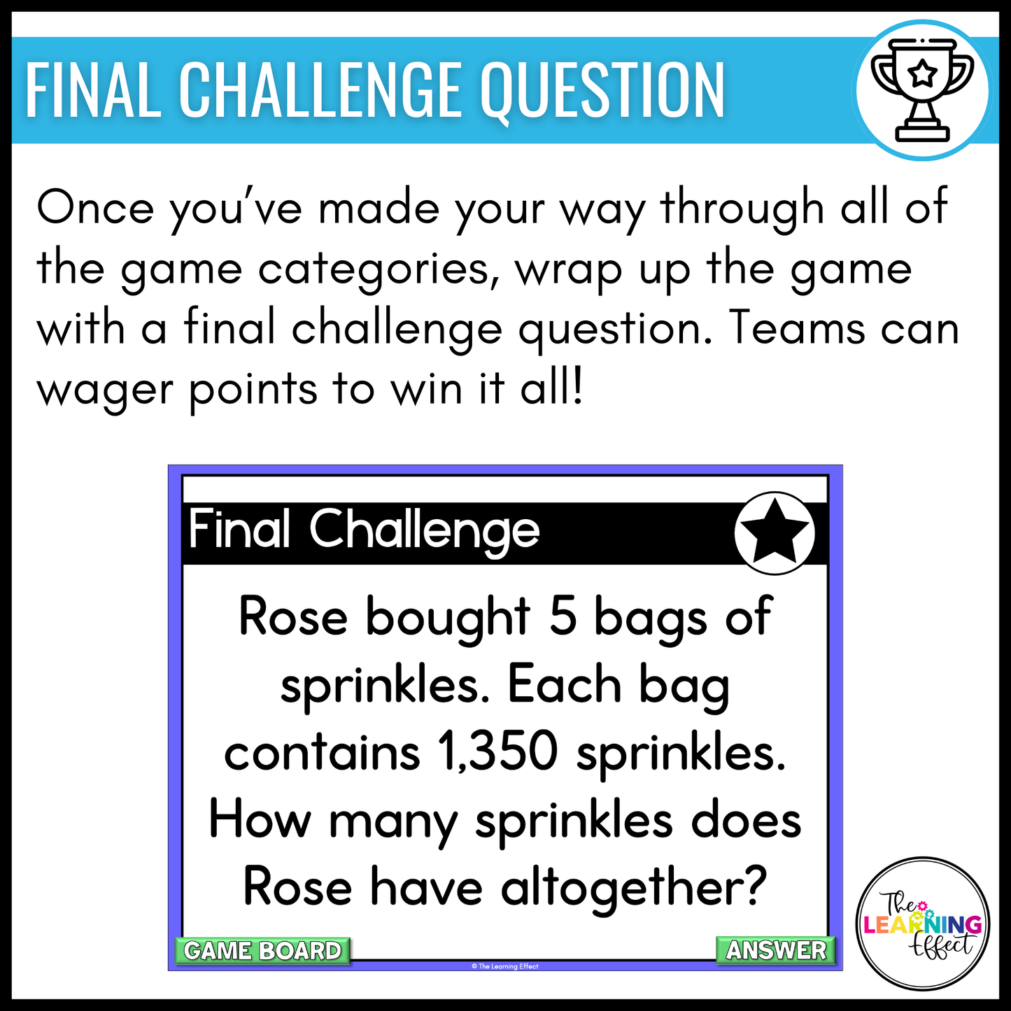 4th Grade Math Multiplication and Division Game Shows BUNDLE | Test Prep Review Activity