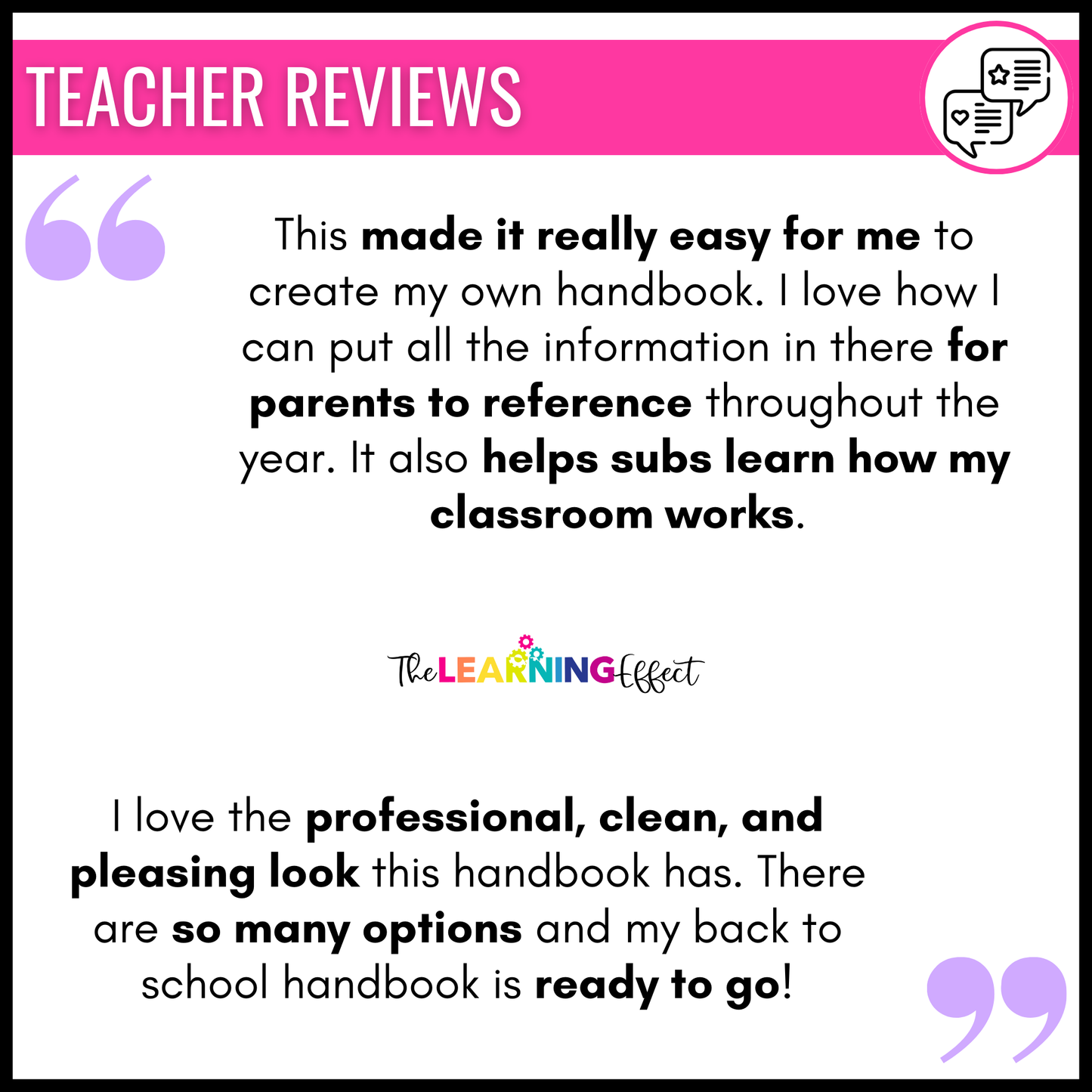 Editable Classroom Parent Handbook Templates | Back to School Rules and Procedures