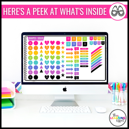 Digital Planner Stickers for Teachers