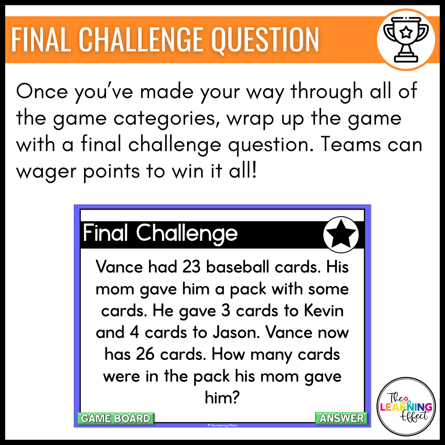 3rd Grade Math Spiral Review #1 Game Show | End of Year Test Prep Activity