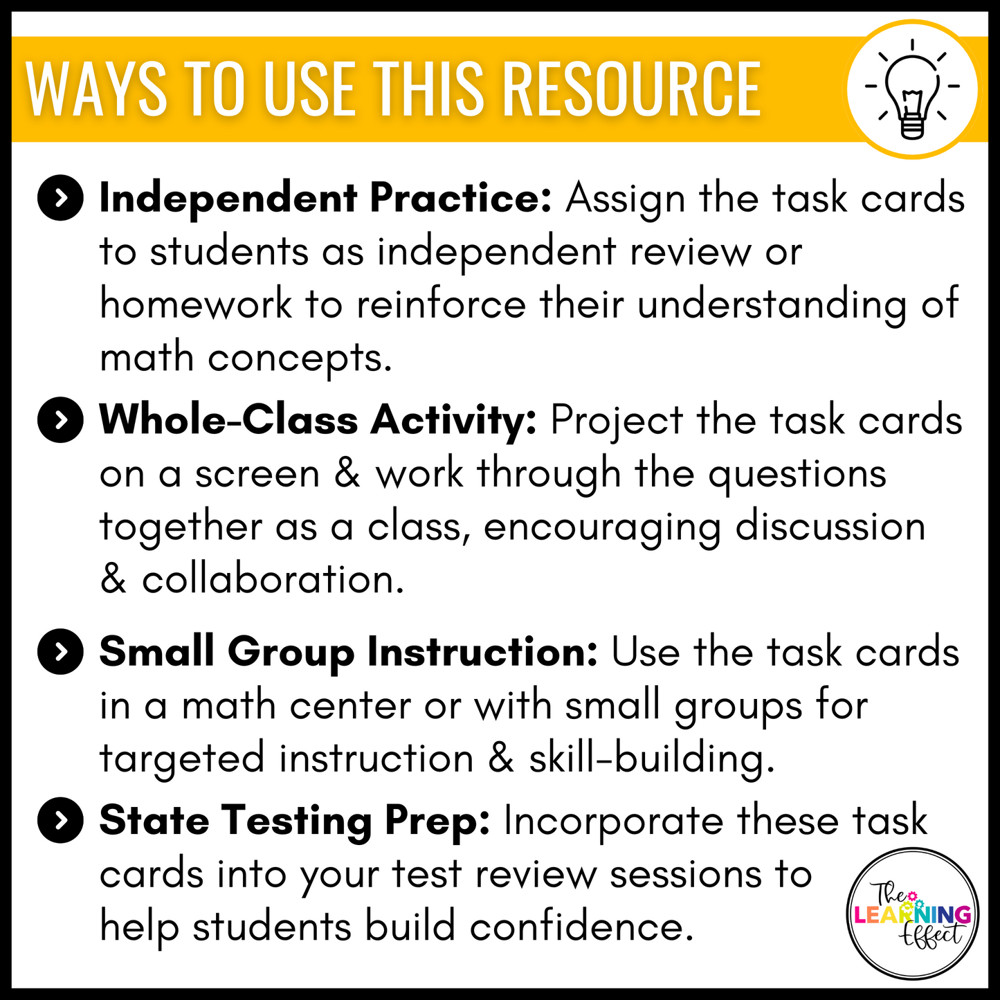 6th Grade Math Spiral Review #1 Google Slides | Digital Task Cards Test Prep Activity