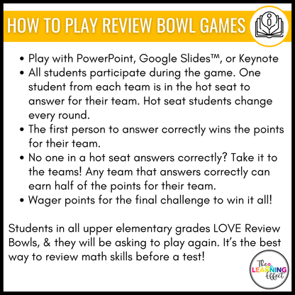 6th Grade Math Geometry Game Shows BUNDLE | Test Prep Review Activities