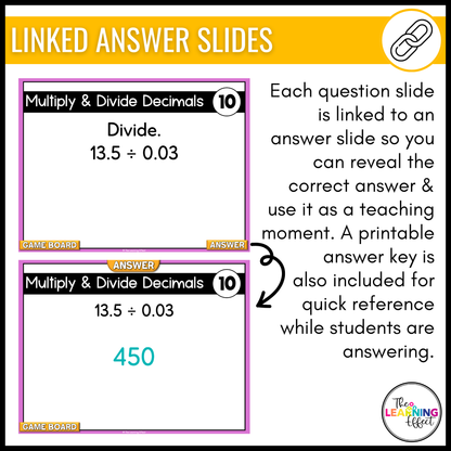 6th Grade Math Spiral Review #1 Game Show | End of Year Test Prep Activity