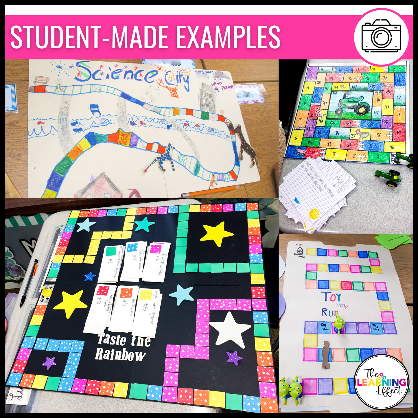 Create Your Own Board Game Project | Fun No Prep Activity | End of the Year