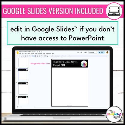 Classroom Newsletter Templates Editable | Weekly or Monthly Parent Communication