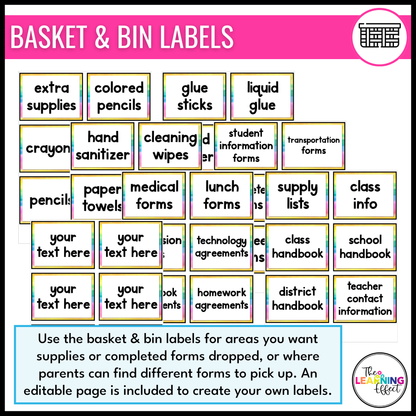 Meet the Teacher | Open House | Back to School Night Stations Templates | Editable