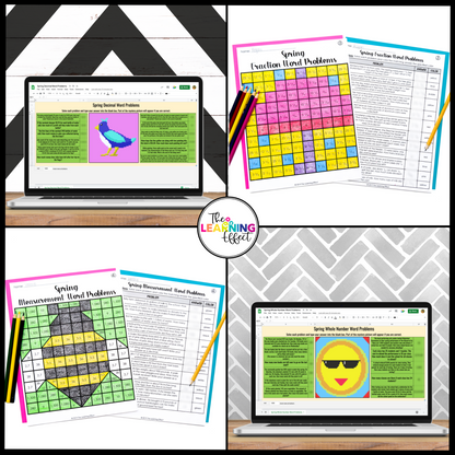 Holiday Math Color by Number and Pixel Art BUNDLE | Print and Digital Activities