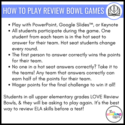 Figurative Language Game Show | ELA Review Test Prep Activity | Editable