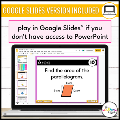 6th Grade Math Geometry Game Shows BUNDLE | Test Prep Review Activities