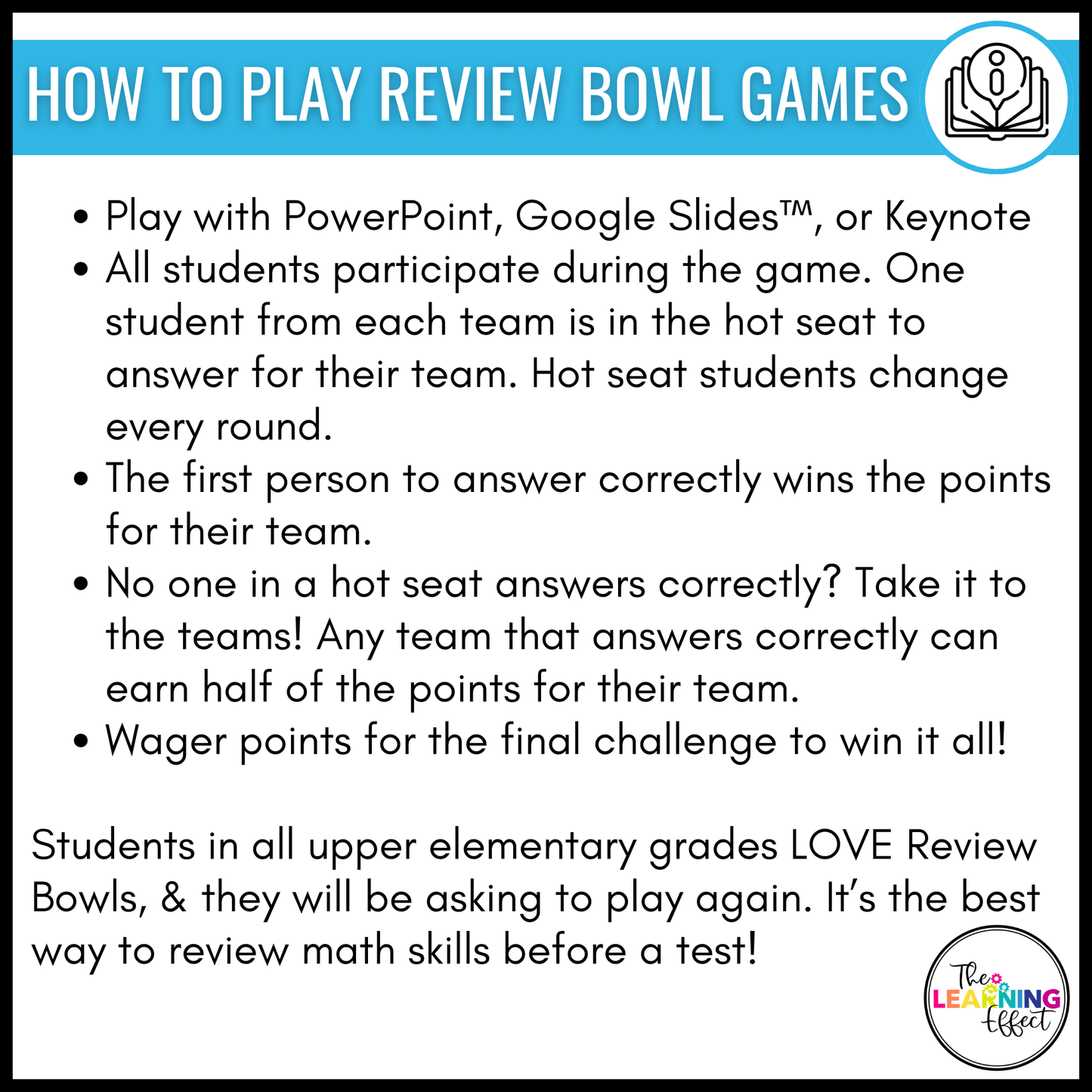 Fractions and Decimals Game Show | 4th Grade Math Review Test Prep Activity