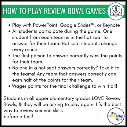 Force and Motion Game Show | Science Review Test Prep Activity