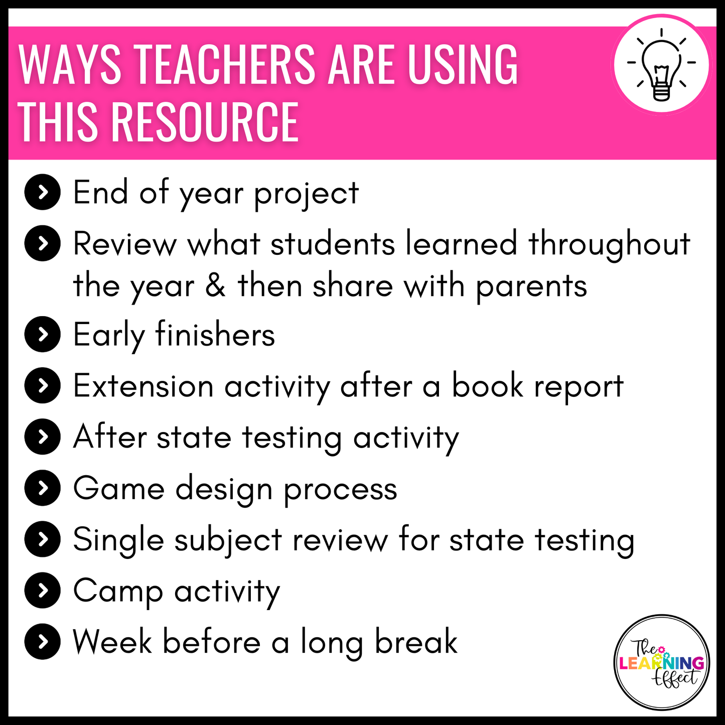 Create Your Own Board Game Project | Fun No Prep Activity | End of the Year