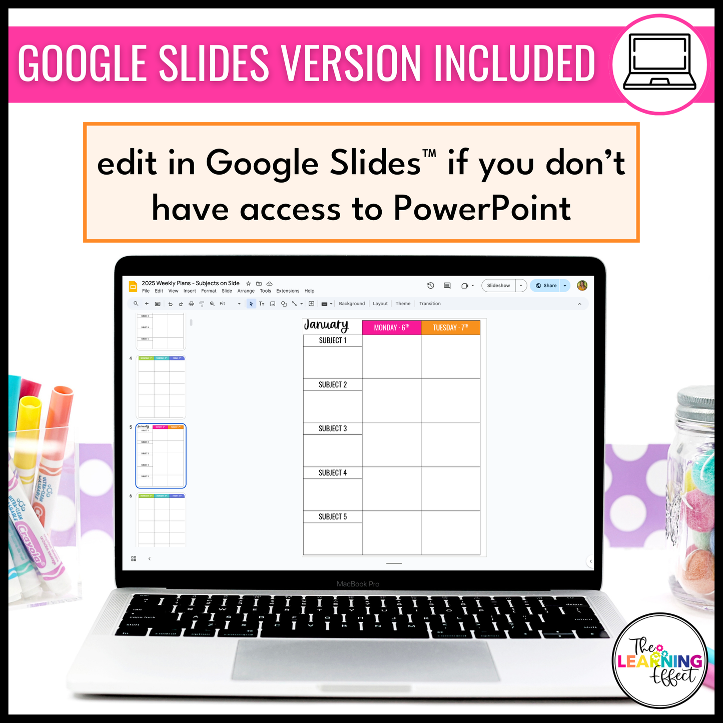 Editable Teacher Lesson Planner Binder 2026 Printable and Digital BUNDLE