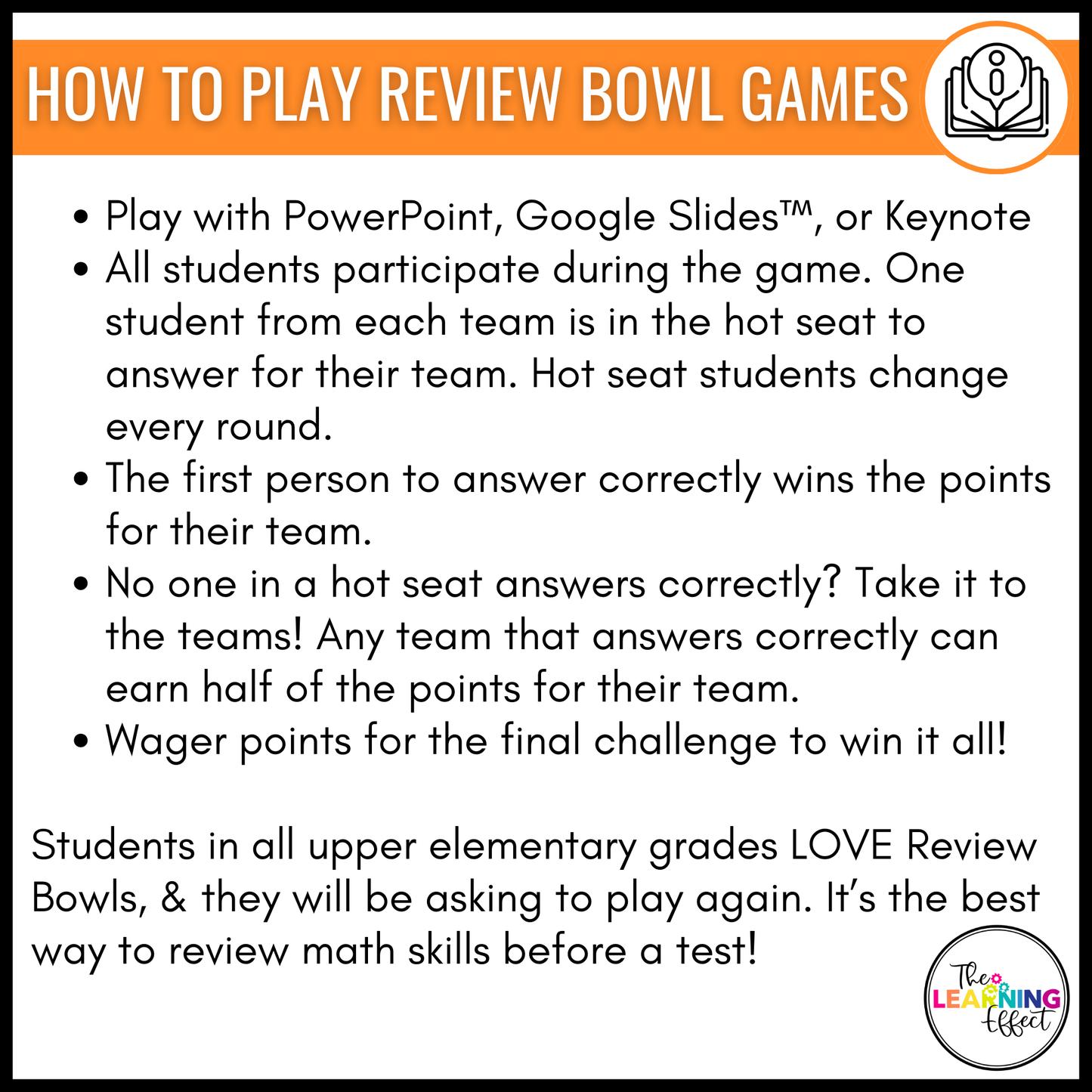 3rd Grade Math Spiral Review #3 Game Show | End of Year Test Prep Activity