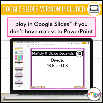 6th Grade Math Game Show BUNDLE | All Standards Test Prep Review Activities