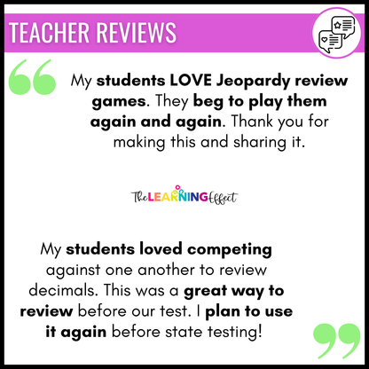 5th Grade Math Decimals Game Shows BUNDLE | Test Prep Review Activities