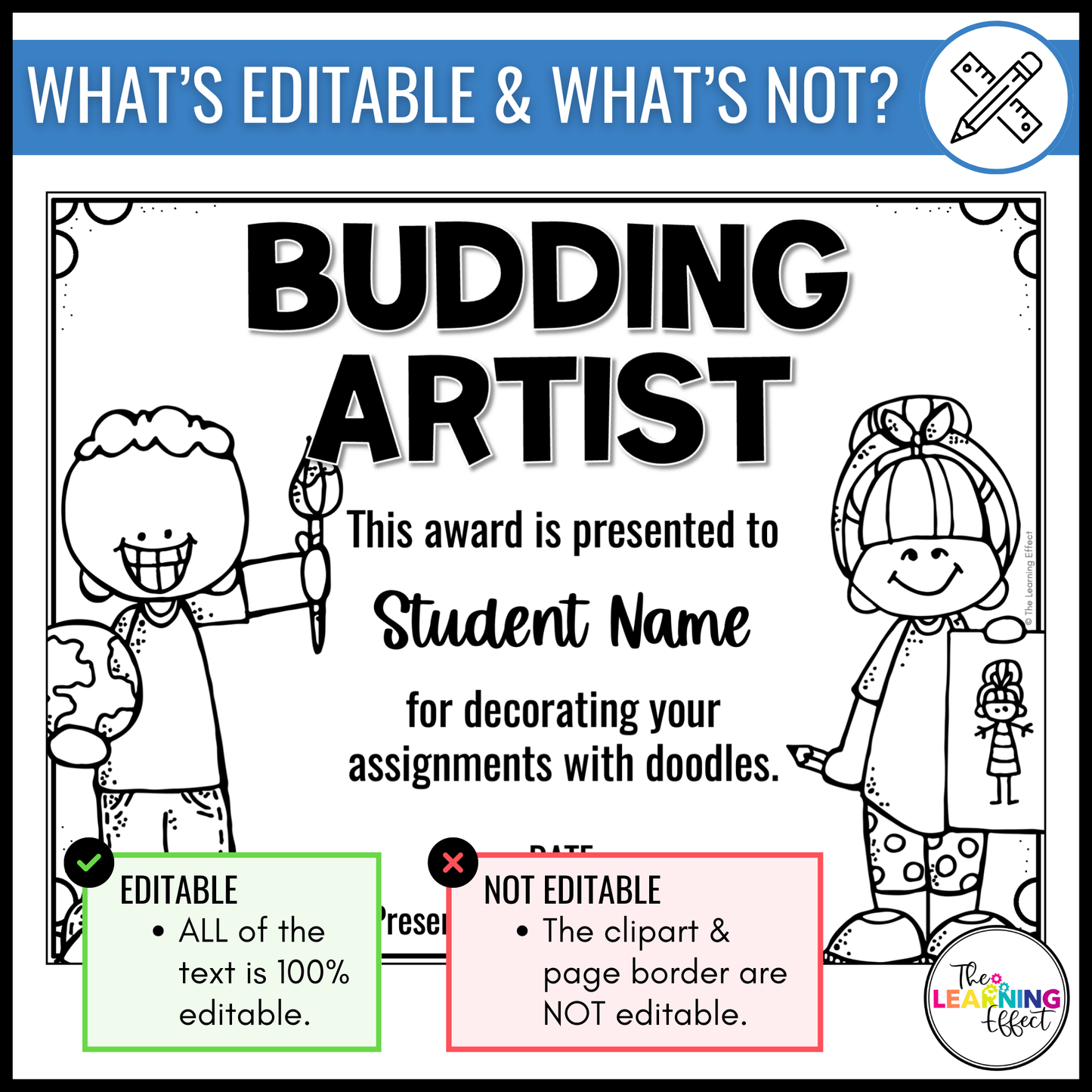 End of the Year Student Awards | Editable Certificate Templates